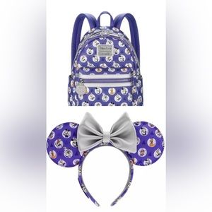 Loungefly Disney backpack AND ear headband